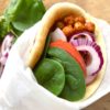 Spicy Plant-based Garbanzo Bean Wrap