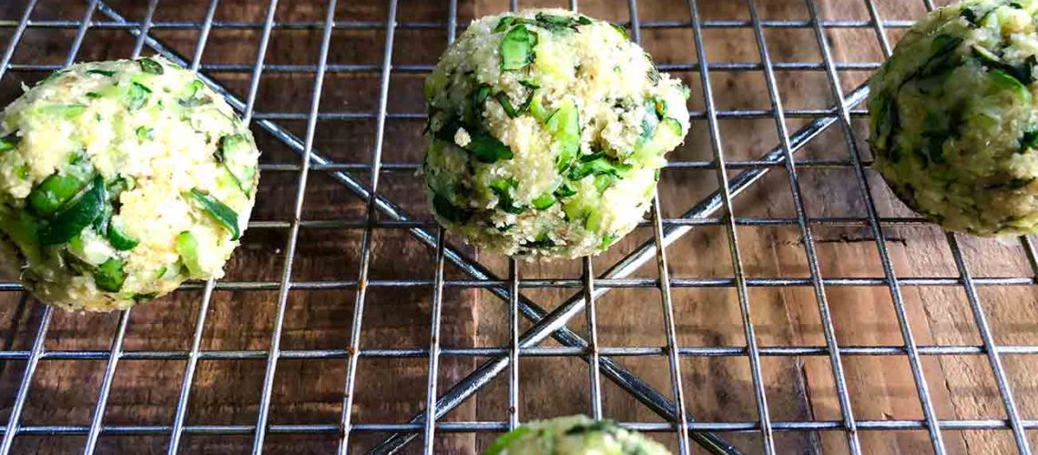 Veggie Meatballs Before Being Baked