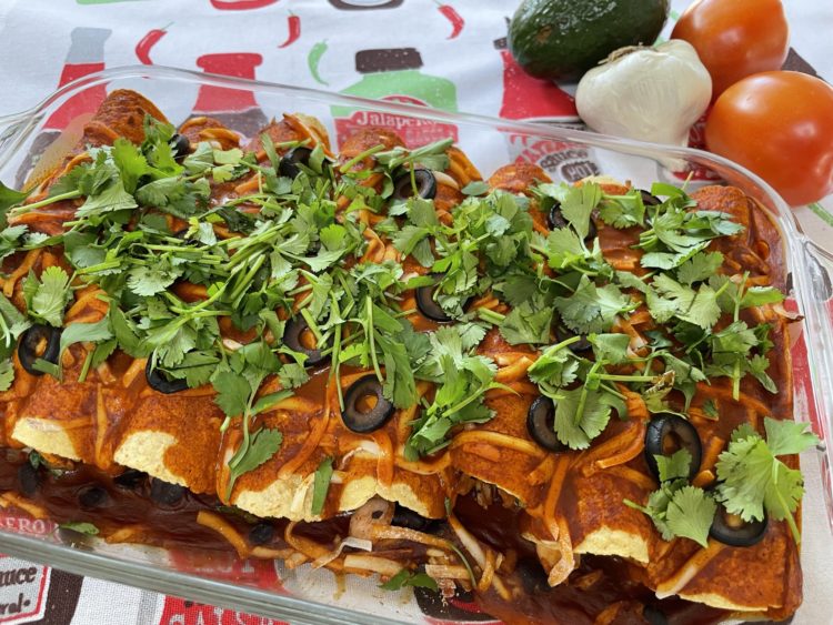 Jackfruit Enchiladas