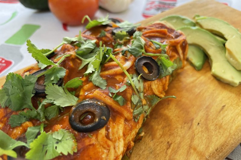 Vegan Jackfruit Enchiladas